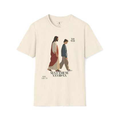 I AM WITH YOU ALWAYS - T-Shirt (Matthew 28:20) | Front Print Only