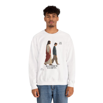 I AM WITH YOU ALWAYS Crewneck (Matthew 28:20) | Front Print Only