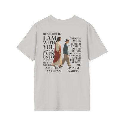 I AM WITH YOU ALWAYS - T-Shirt (Matthew 28:20) | Back Print