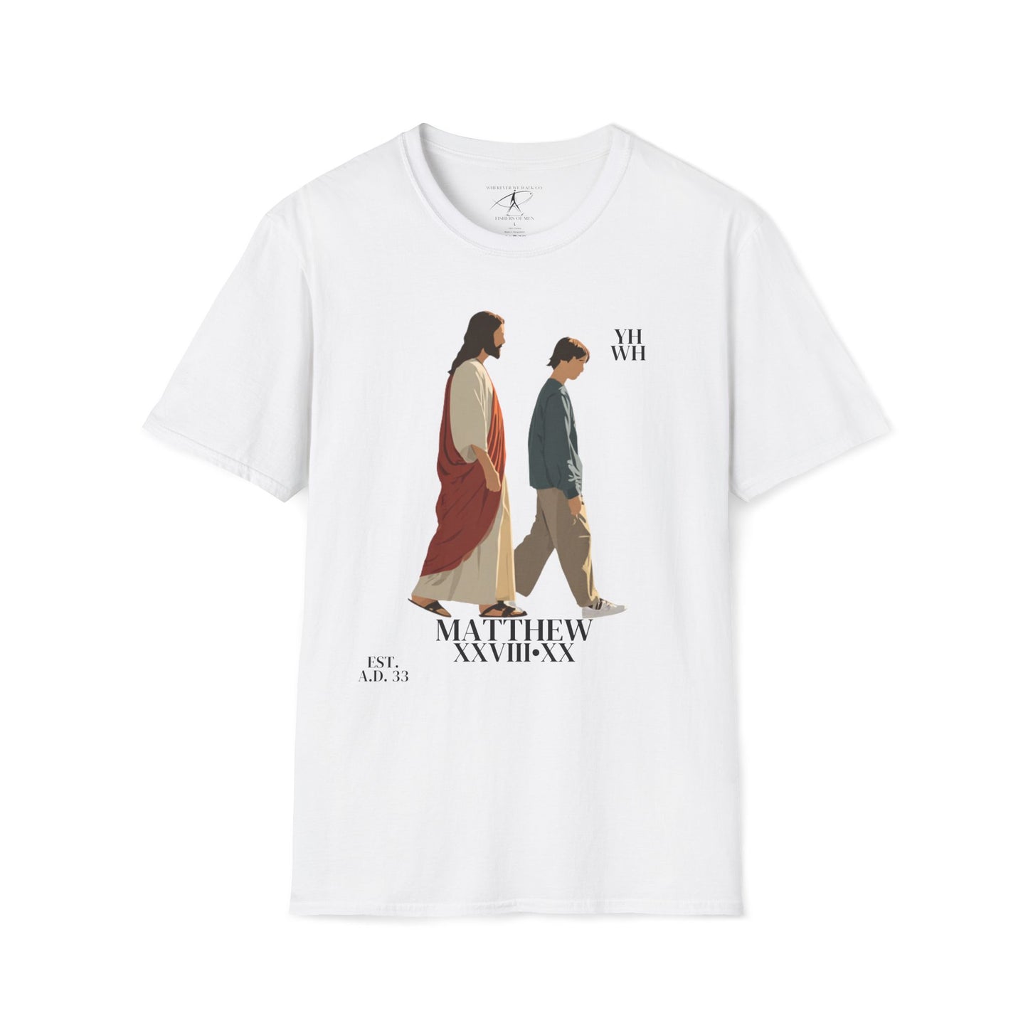 I AM WITH YOU ALWAYS - T-Shirt (Matthew 28:20) | Front Print Only