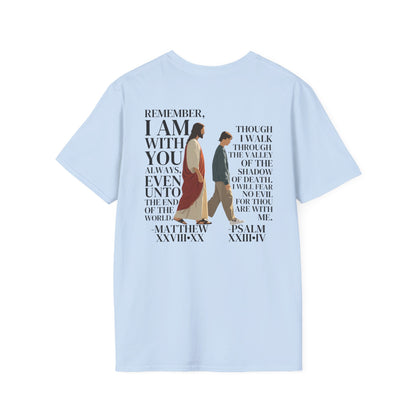 I AM WITH YOU ALWAYS - T-Shirt (Matthew 28:20) | Back Print
