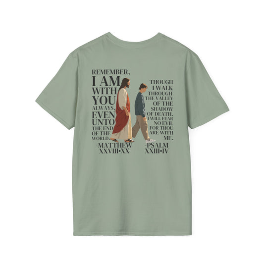 I AM WITH YOU ALWAYS - T-Shirt (Matthew 28:20) | Back Print