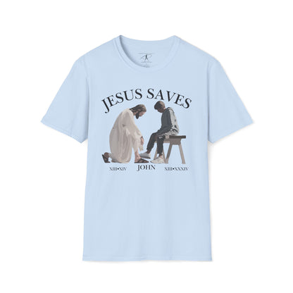 JESUS SAVES – Servant King T-Shirt (John 13)