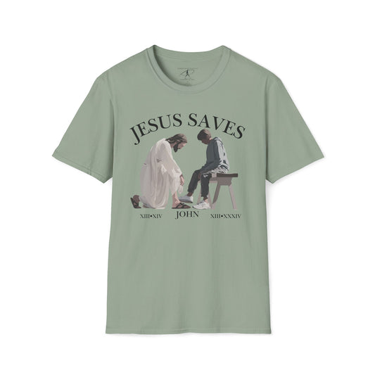 JESUS SAVES – Servant King T-Shirt (John 13)