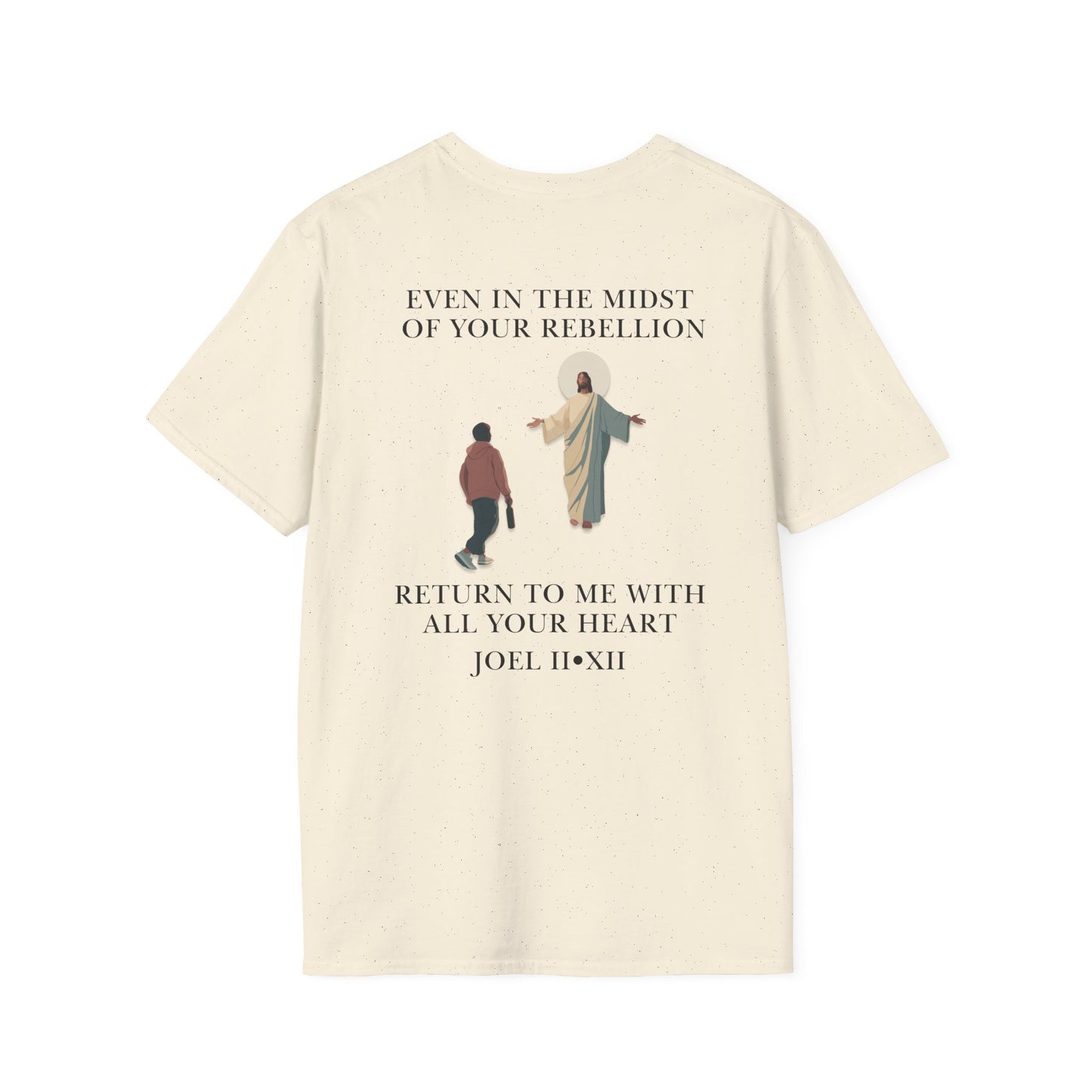 JESUS SAVES – Return to Me T-Shirt (Joel 2:12)