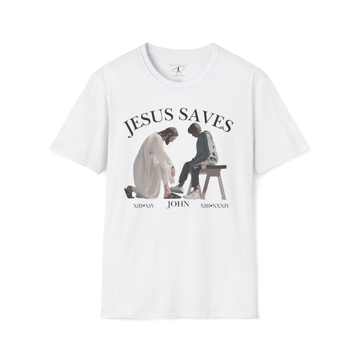 JESUS SAVES – Servant King T-Shirt (John 13)