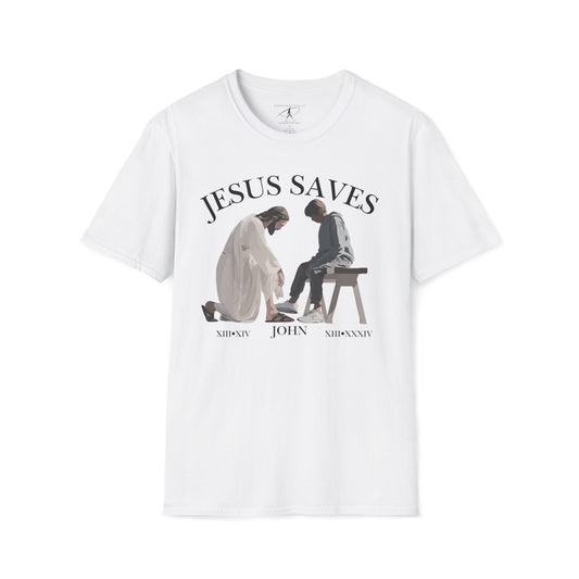 JESUS SAVES – Servant King T-Shirt (John 13)