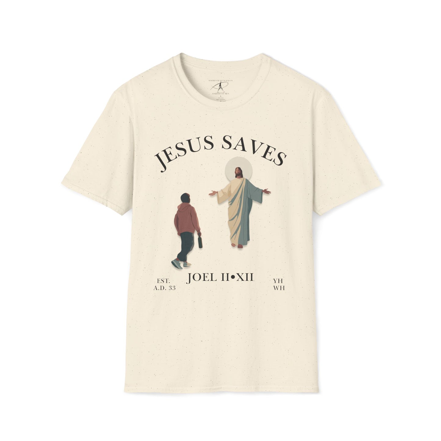 JESUS SAVES – Return to Me T-Shirt (Joel 2:12) | Front Print Only