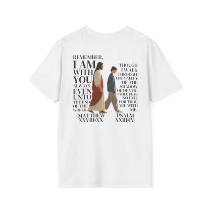 I AM WITH YOU ALWAYS - T-Shirt (Matthew 28:20) | Back Print