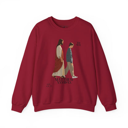I AM WITH YOU ALWAYS Crewneck (Matthew 28:20) | Front Print Only