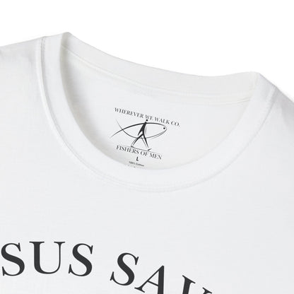 JESUS SAVES – Return to Me T-Shirt (Joel 2:12) | Front Print Only