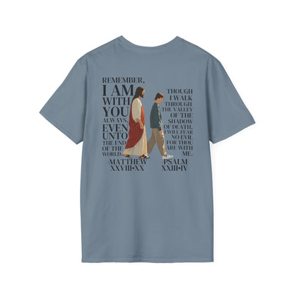 I AM WITH YOU ALWAYS - T-Shirt (Matthew 28:20) | Back Print