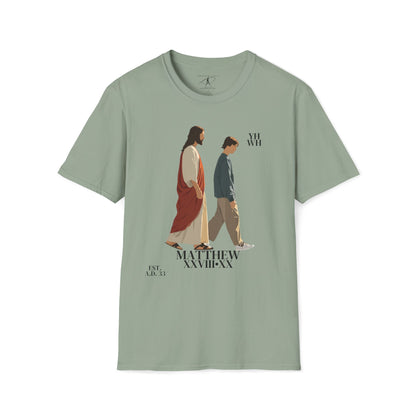 I AM WITH YOU ALWAYS - T-Shirt (Matthew 28:20) | Front Print Only