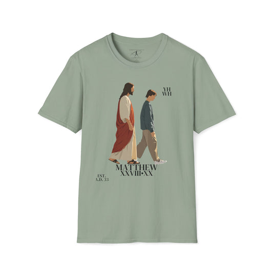 I AM WITH YOU ALWAYS - T-Shirt (Matthew 28:20) | Front Print Only